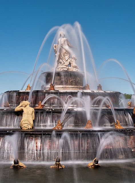 Beauty of a Four-Tier Fountain